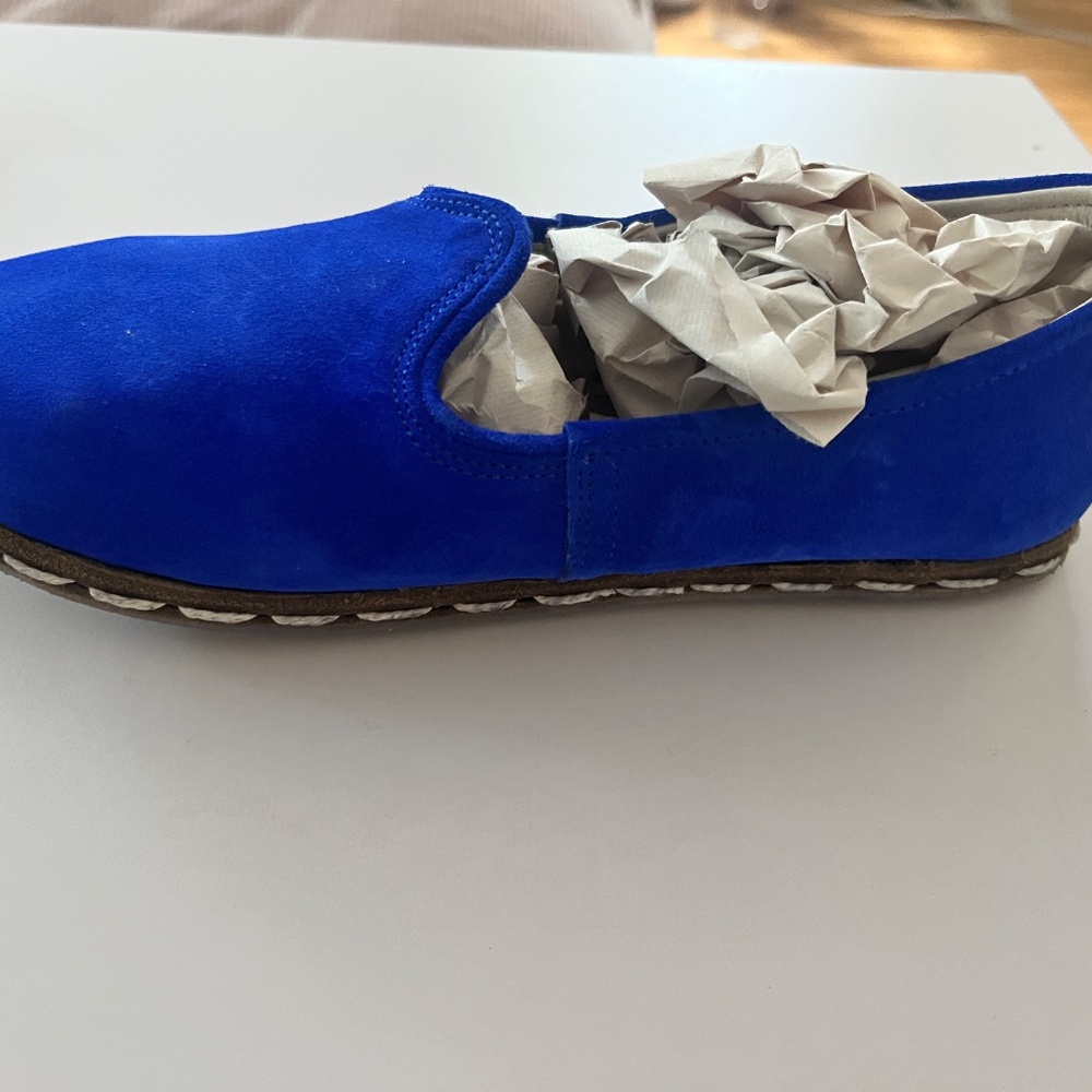 Electric Blue Suede Sabah Shoe size 38 - Picture 6 of 8